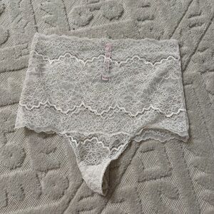 Victoria's Secret Lace Panties in Cream